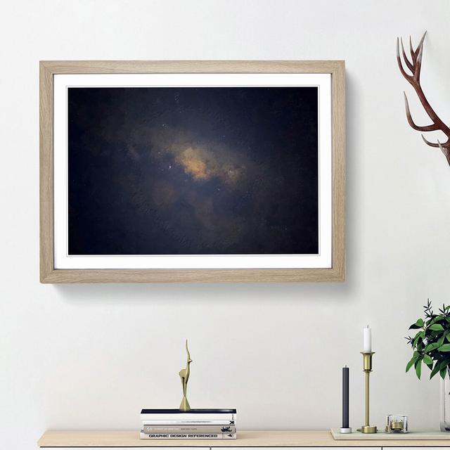 Universe in Abstract Vol.55 in Abstract - Picture Frame Graphic Art Print East Urban Home Frame Option: Oak Framed, Size: 48cm H x 65cm W x 2cm D on Productcaster.