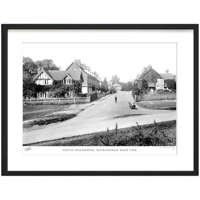 'South Holmwood, Buckingham Road 1908' by Francis Frith - Picture Frame Photograph Print on Paper The Francis Frith Collection Size: 28cm H x 36cm W x on Productcaster.