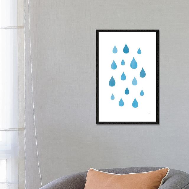 Rain by TomasDesign - Gallery-Wrapped Canvas Giclée on Canvas Lark Manor Format: Black Framed, Size: 66.04cm H x 45.72cm W on Productcaster.