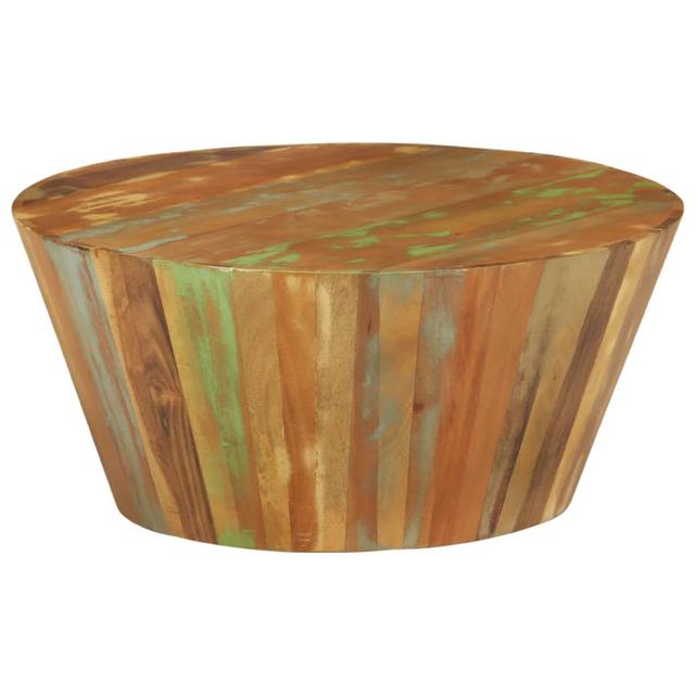 Layhill Solid Wood Drum Coffee Table Alpen Home on Productcaster.