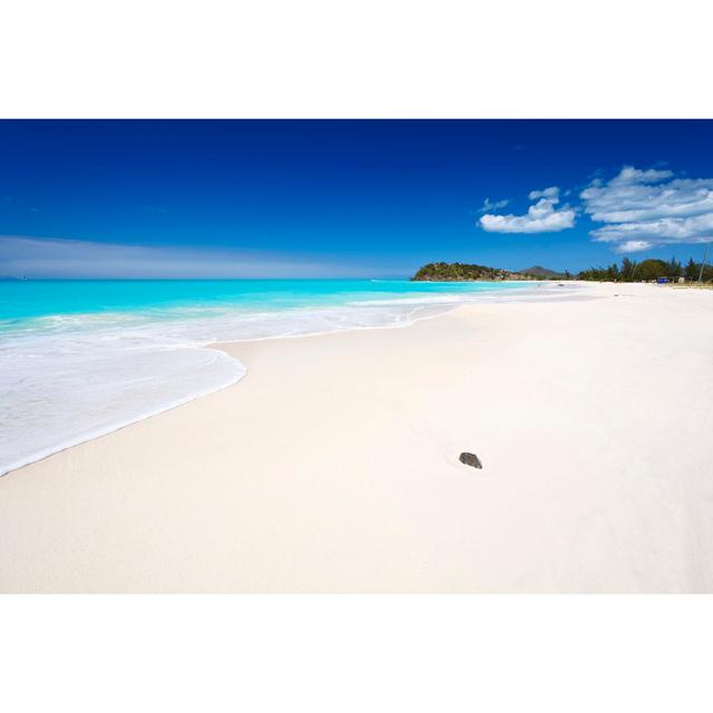 Clean Caribbean Beach by MichaelUtech - No Frame Art Prints on Canvas Wall Art Production Network Size: 51cm H x 76cm W on Productcaster.