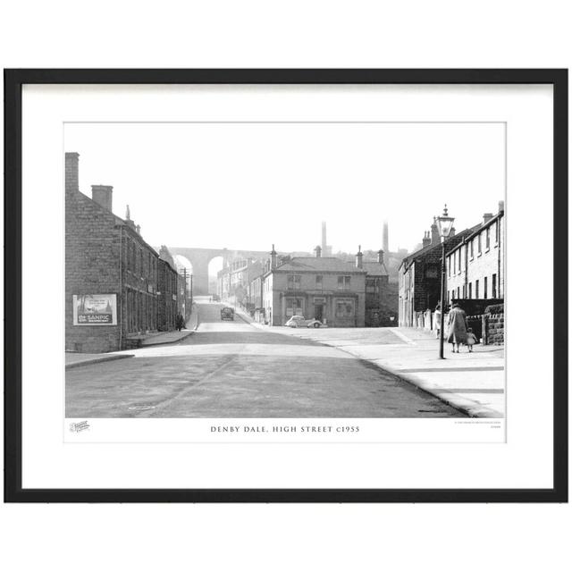 'Denby Dale, High Street C1955' - Picture Frame Photograph Print on Paper The Francis Frith Collection Size: 28cm H x 36cm W x 2.3cm D on Productcaster.