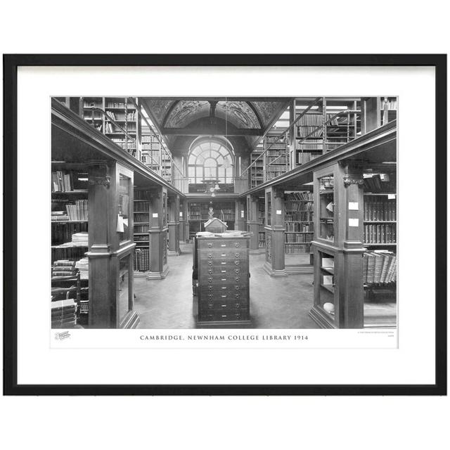 'Cambridge, Newnham College Library 1914' by Francis Frith - Picture Frame Photograph Print on Paper The Francis Frith Collection Size: 40cm H x 50cm on Productcaster.