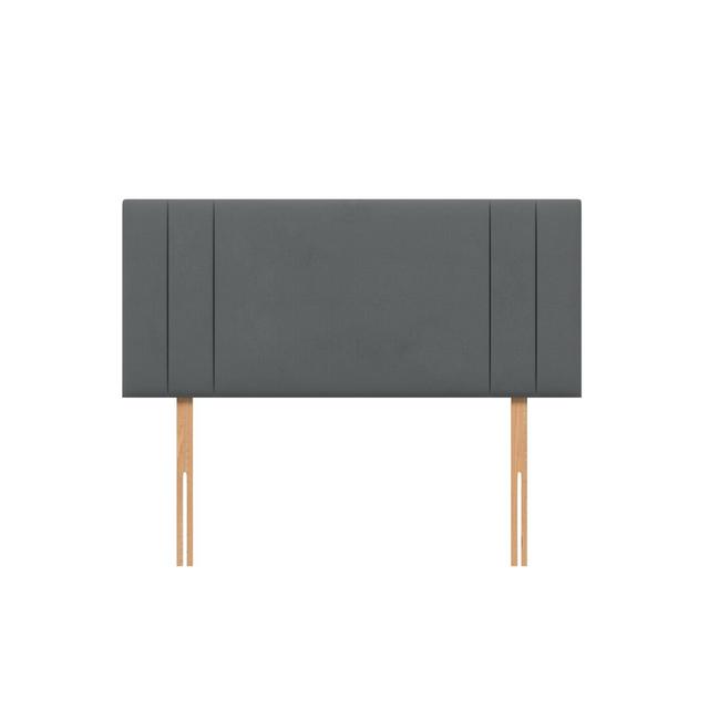 Anibal Upholstered Headboard 17 Stories Colour: Steel, Size: Super King (6') on Productcaster.