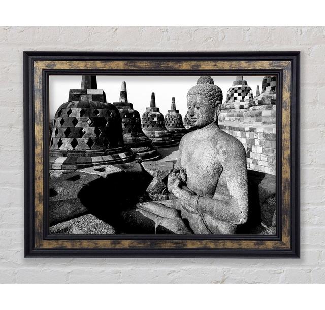 Peaceful Buddha Home - Single Picture Frame Art Prints Bright Star Size: 84.1cm H x 118.9cm W on Productcaster.