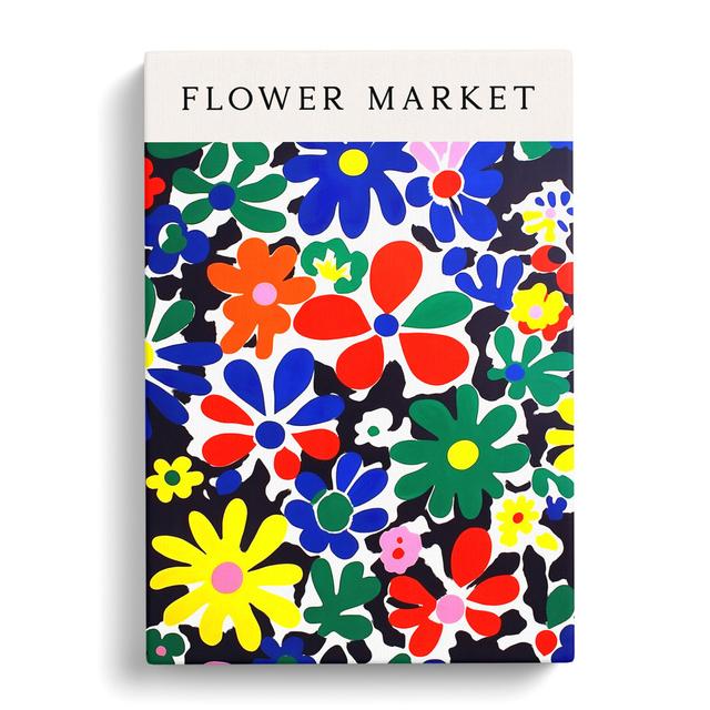 The Flower Market Exhibition No. 4 George Oliver Size: 76cm H x 50cm W x 3cm D on Productcaster.