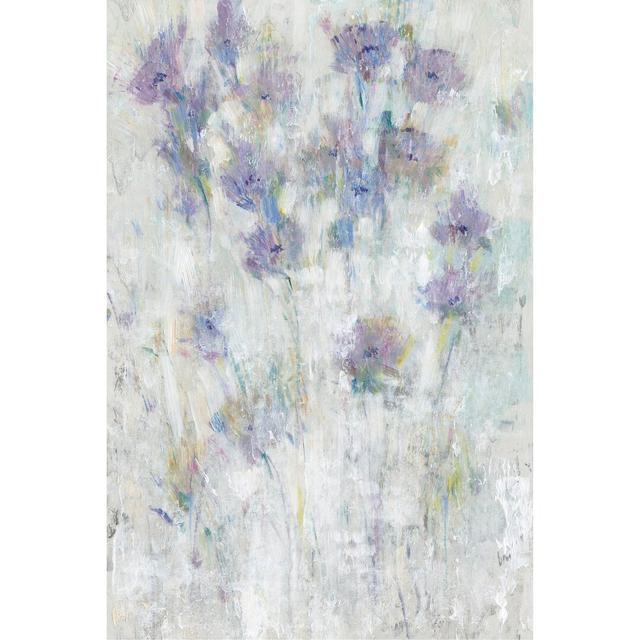 Lavender Floral Fresco I by Timothy O' Toole - Wrapped Canvas Painting Rosalind Wheeler Size: 46cm H x 30cm W x 3.8cm D on Productcaster.