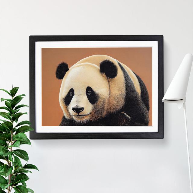 XH1022-6898X Phenomenal Panda - Single Picture Frame Print Alpen Home Size: 46cm H x 64cm W x 2cm D, Format: Black Framed on Productcaster.