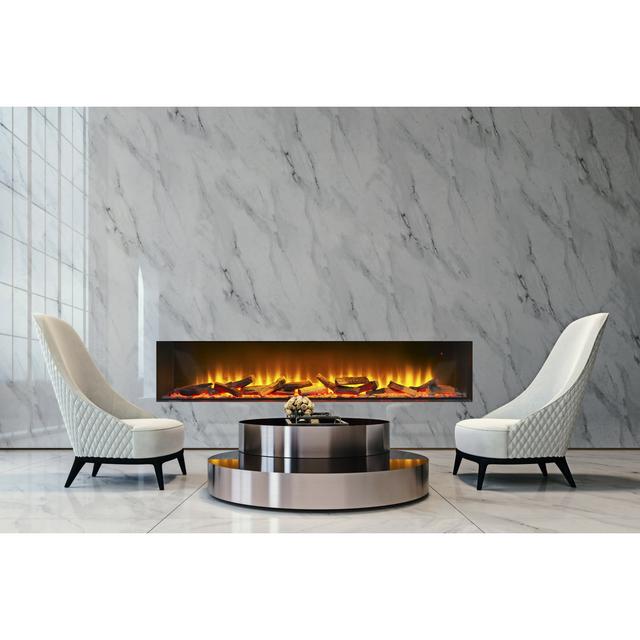 Adelynn Belfry Heating Electric Fire Belfry Heating Size: 49cm H x 155.4cm W x 23.5cm D on Productcaster.