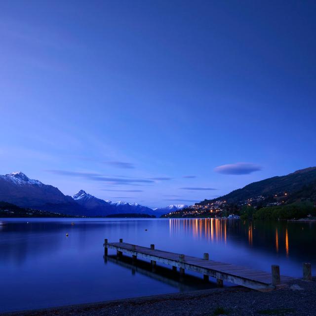 Lake Wakatipu At Dusk Highland Dunes Size: 122cm H x 122cm W x 3.8cm D on Productcaster.