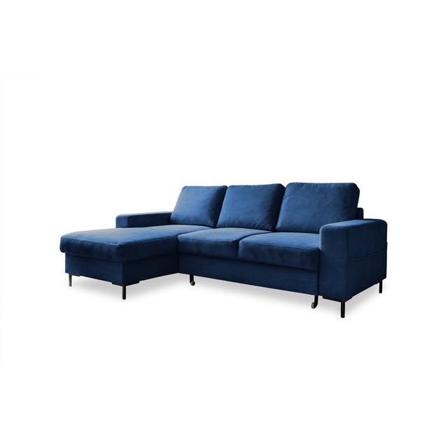 Sofa Bed MiuForm Orientation: Left Hand Facing, Upholstery Colour: Navy Blue on Productcaster.