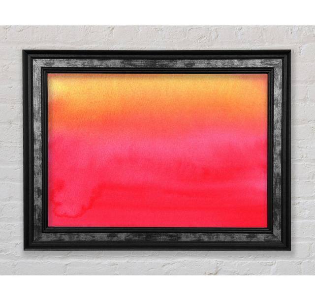 Pink Centre Framed Print Bright Star Size: 42cm H x 59.7cm W x 8cm D on Productcaster.