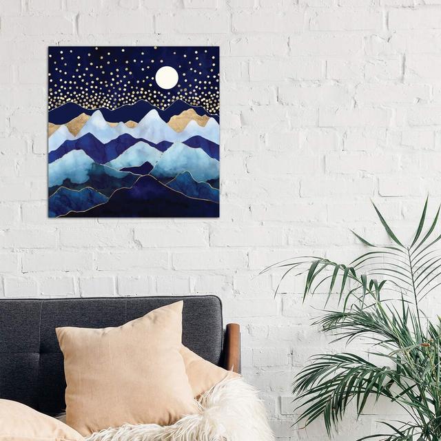 Firefly Stars by SpaceFrog Designs - Wrapped Canvas Painting Fairmont Park Size: 66.04cm H x 66.04cm W x 1.91cm D on Productcaster.