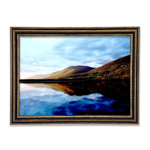 Tranquil Blue Calm - Single Picture Frame Art Prints Union Rustic Size: 29.7cm H x 42cm W x 3cm D on Productcaster.