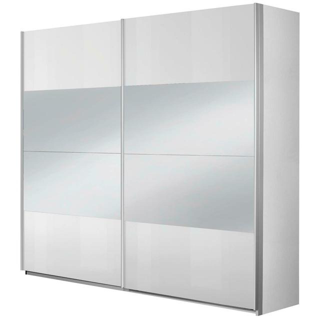 Imposa 2 Door Sliding Wardrobe Rauch Interior Option: 3 Shelves, Size: 210cm H x 226cm W x 62cm D on Productcaster.