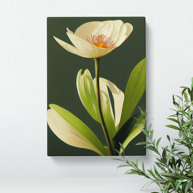 A Seductive Flower - Graphic Art Marlow Home Co. Format: Wrapped Canvas, Size: 50cm H x 35cm W x 3cm D, Matte Colour: No Matte on Productcaster.