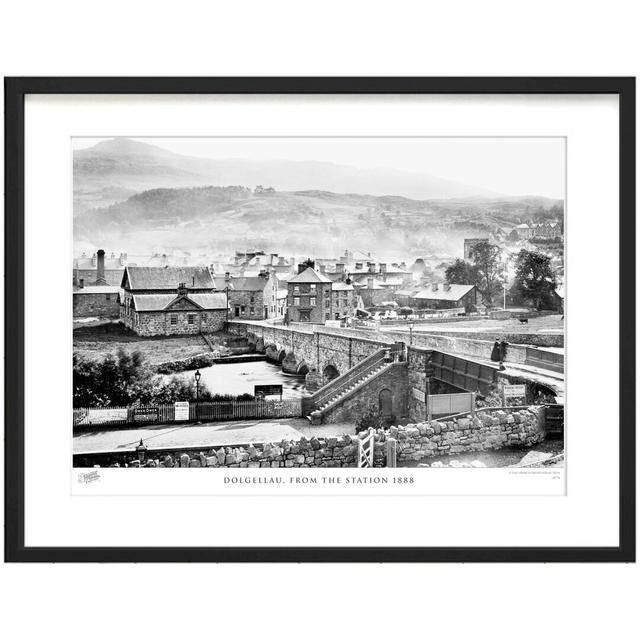 'Dolgellau, from the Station 1888' - Picture Frame Photograph Print on Paper The Francis Frith Collection Size: 28cm H x 36cm W x 2.3cm D on Productcaster.