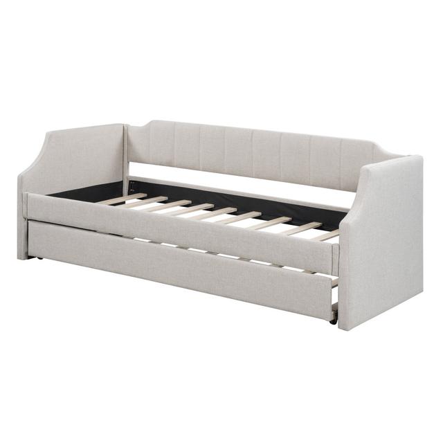 Claverack European Single (90 X 200cm) Daybed with Trundle ClassicLiving Colour: Beige on Productcaster.