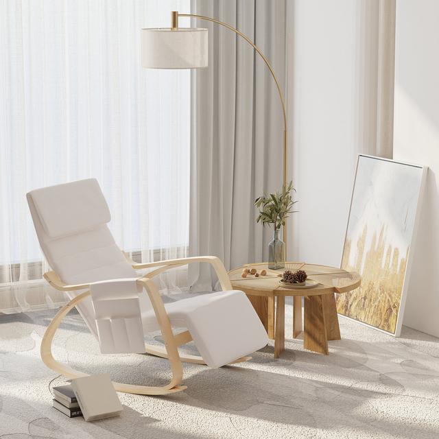 Stapleton Solid Wood Rocking Chair Isabelline on Productcaster.