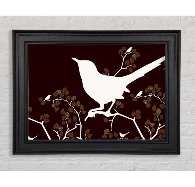 Song Bird Brown - Print Rosalind Wheeler Size: 21cm H x 42cm W x 8cm D on Productcaster.