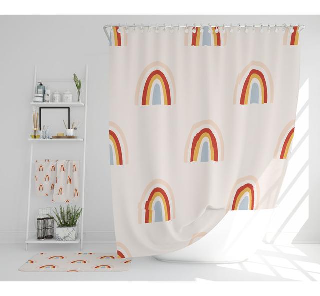 Natira Polyester Shower Curtain Set (Set of 3) East Urban Home on Productcaster.