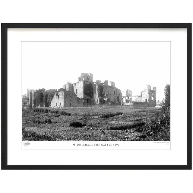 'Middleham, the Castle 1893' - Picture Frame Photograph Print on Paper The Francis Frith Collection Size: 45cm H x 60cm W x 2.3cm D on Productcaster.