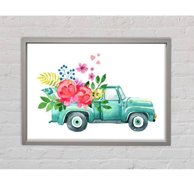 Pick Up Flowers - Single Picture Frame Art Prints on Canvas Bright Star Size: 59.1cm H x 84.1cm W x 3.3cm D on Productcaster.