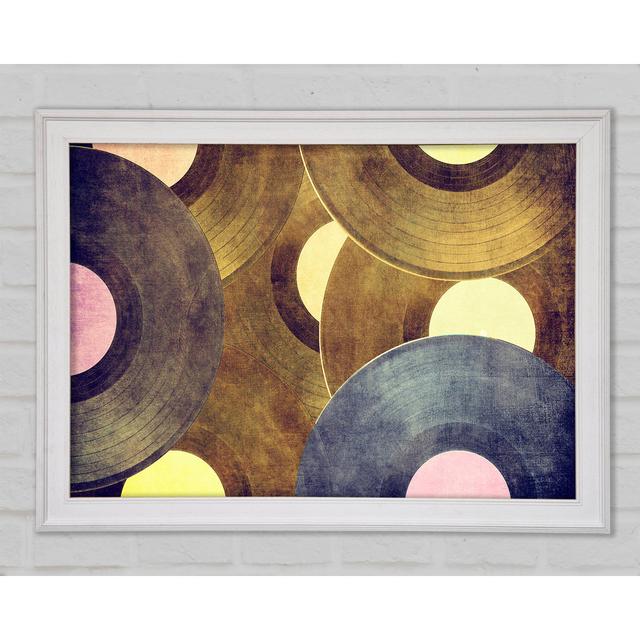 Retro Albums - Single Picture Frame Art Prints Rosalind Wheeler Size: 42cm H x 59.7cm W x 1.5cm D on Productcaster.