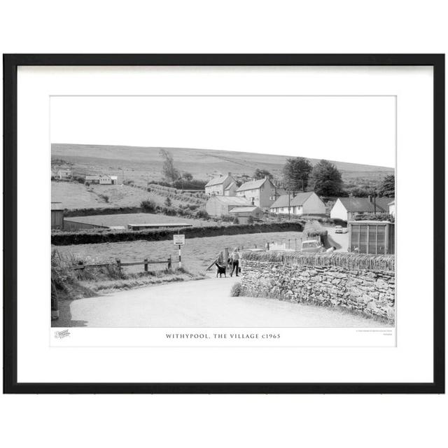 Withypool, The Village C1965 - Single Picture Frame Print The Francis Frith Collection Size: 28cm H x 36cm W x 2.3cm D on Productcaster.