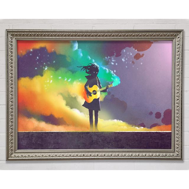 Colourful Acoustic Jets Framed Print Bright Star Size: 100cm H x 141.4cm W x 3cm D on Productcaster.