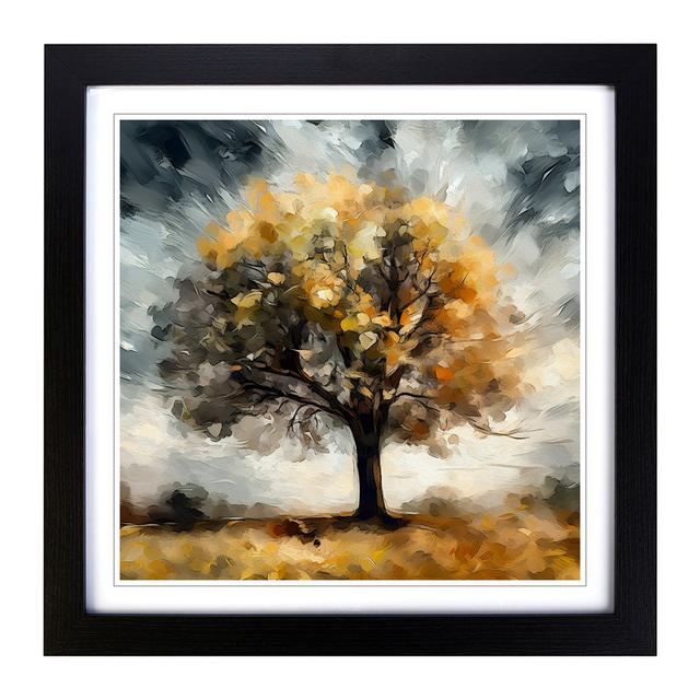 Tree Impressionism No.1 - Single Picture Frame Print on Wood Marlow Home Co. Format: Black on Productcaster.