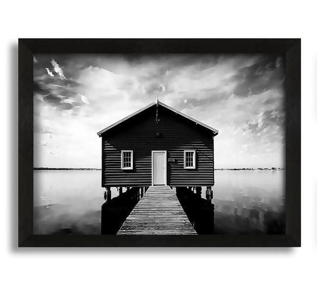 Water House - Picture Frame Photograph on Canvas Latitude Run Size: 60cm H x 84cm W x 10cm D on Productcaster.