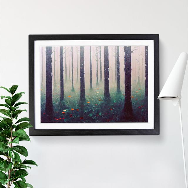 Fairy Forest Vol.2 - Single Picture Frame Painting Alpen Home Size: 34cm H x 46cm W x 2cm D, Frame Colour: Black on Productcaster.