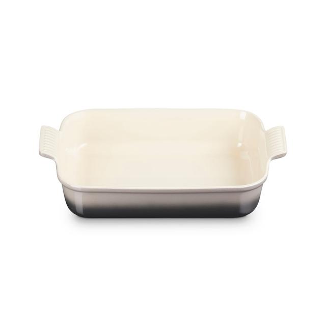 Le Creuset Stoneware Heritage Rectangular Dish Le Creuset Size: 32cm, Colour: Flint on Productcaster.