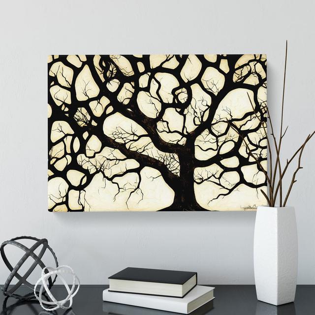 A Towering Tree - Wrapped Canvas Painting Marlow Home Co. Size: 50cm H x 76cm W x 3cm D on Productcaster.