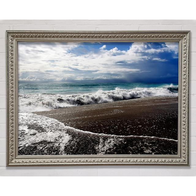 Sparkling Ocean Flow - Single Picture Frame Art Prints Bright Star Size: 59.7cm H x 84.1cm W on Productcaster.