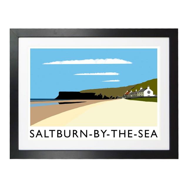 Saltburn-by-the-Sea 2 by Richard O'Neil - Graphic Art Print on Paper East Urban Home Format: Black Wood Frame, Size: 44 cm H x 54 cm W x 2.2 cm D on Productcaster.