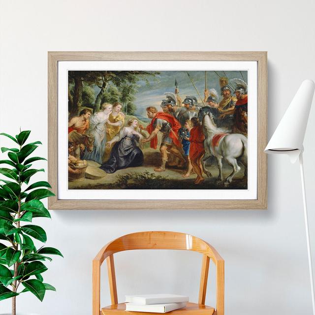 Abigail and David by Peter Paul Rubens - Picture Frame Painting East Urban Home Size: 36cm H x 48cm W x 2cm D, Frame Option: Oak Framed on Productcaster.