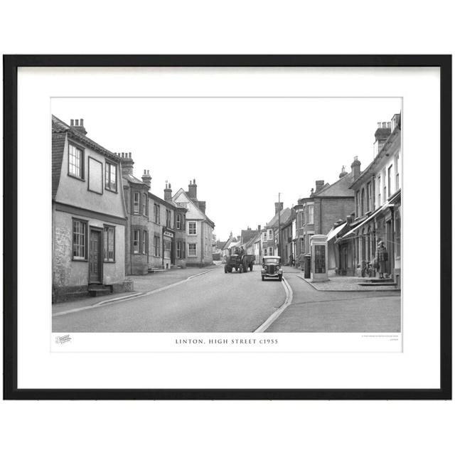 Linton, High Street C1955 by Francis Frith - Single Picture Frame Print The Francis Frith Collection Size: 60cm H x 80cm W x 2.3cm D on Productcaster.