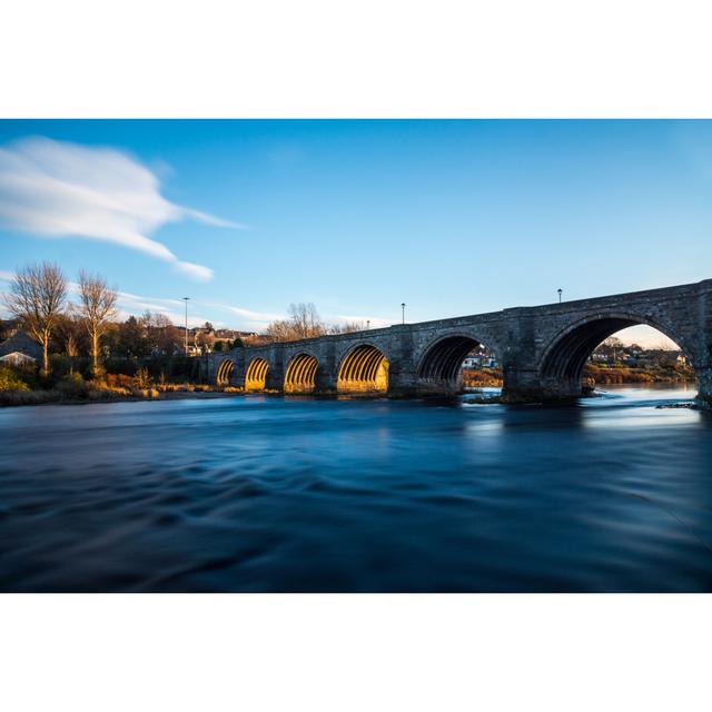 Laibrook Bridge Of Dee by Colin_Hunter - Print 17 Stories Size: 81cm H x 122cm W x 3.8cm D on Productcaster.