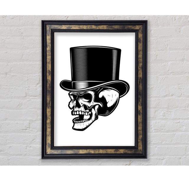 Top Hat Skull - Print Williston Forge Size: 42cm H x 21cm W on Productcaster.