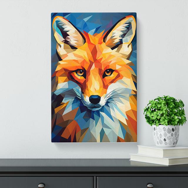 Fox Cubism No.3 - Print Alpen Home Size: 60cm H x 40cm W x 3cm D on Productcaster.