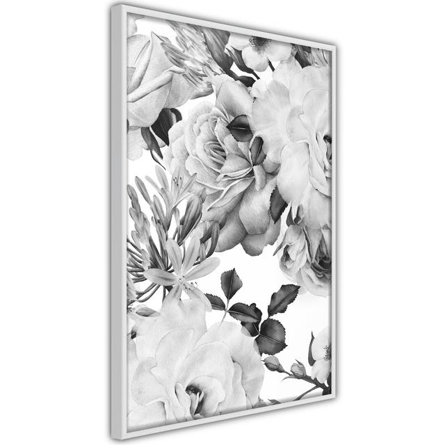 Black And White Nature - Single Picture Frame Print Marlow Home Co. Size: 30cm H x 20cm W x 2cm D, Frame Option: Gold Framed on Productcaster.