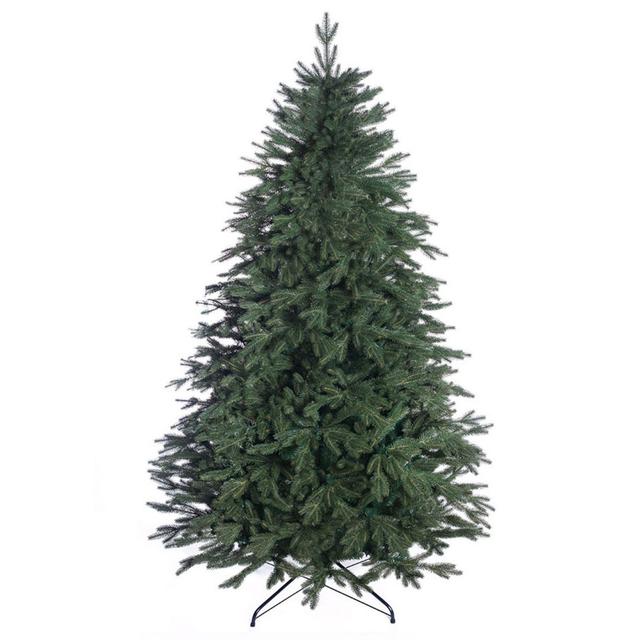 Artificial Spruce Christmas Tree The Seasonal Aisle Size: 220cm H x 120cm W x 120cm D on Productcaster.