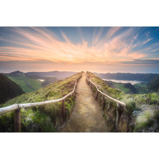 Mountain Landscape, Azores by Boule13 - Wrapped Canvas Photograph Alpen Home Size: 20cm H x 30cm W on Productcaster.