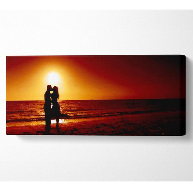 Lovers Beach - Wrapped Canvas Art Prints Highland Dunes Size: 71cm H x 162.5cm W on Productcaster.