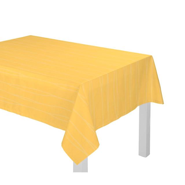 Barrentine Tablecloth Brayden Studio Colour: Yellow, Size: 120cm W x 120cm L on Productcaster.