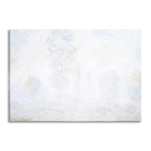 The Green Wave by Claude Monet - No Frame Painting on Glass Ophelia & Co. Size: 60cm H x 80cm W x 0.4cm D on Productcaster.