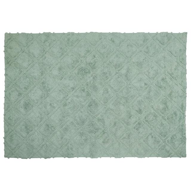 Opelika Geometric Hand Woven Green Area Rug Brayden Studio Rug Size: Rectangle 140 x 200cm on Productcaster.