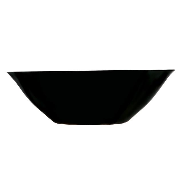 Opal Salad Bowl Luminarc Colour: Black on Productcaster.